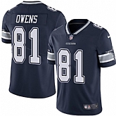 Nike Men & Women & Youth Cowboys 81 Terrell Owens Navy NFL Vapor Untouchable Limited Jersey,baseball caps,new era cap wholesale,wholesale hats